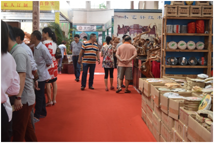 第四届佛山红木家具展在陈村花卉世界举行(图3) 3