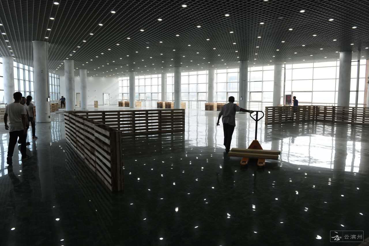 会展中心"滨州美食集市"开始布展(图3) 会展中心"滨州美食集市"开始布展(图3)